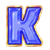 Letter K symbol Big Bass Trophy Catch