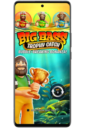 Big Bass Trophy Catch game launch screen